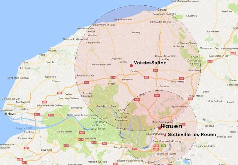 carte zone d'intervention Heurtevent